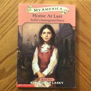 My America Home At Last Sofia’s Immigrant Diary paperback book